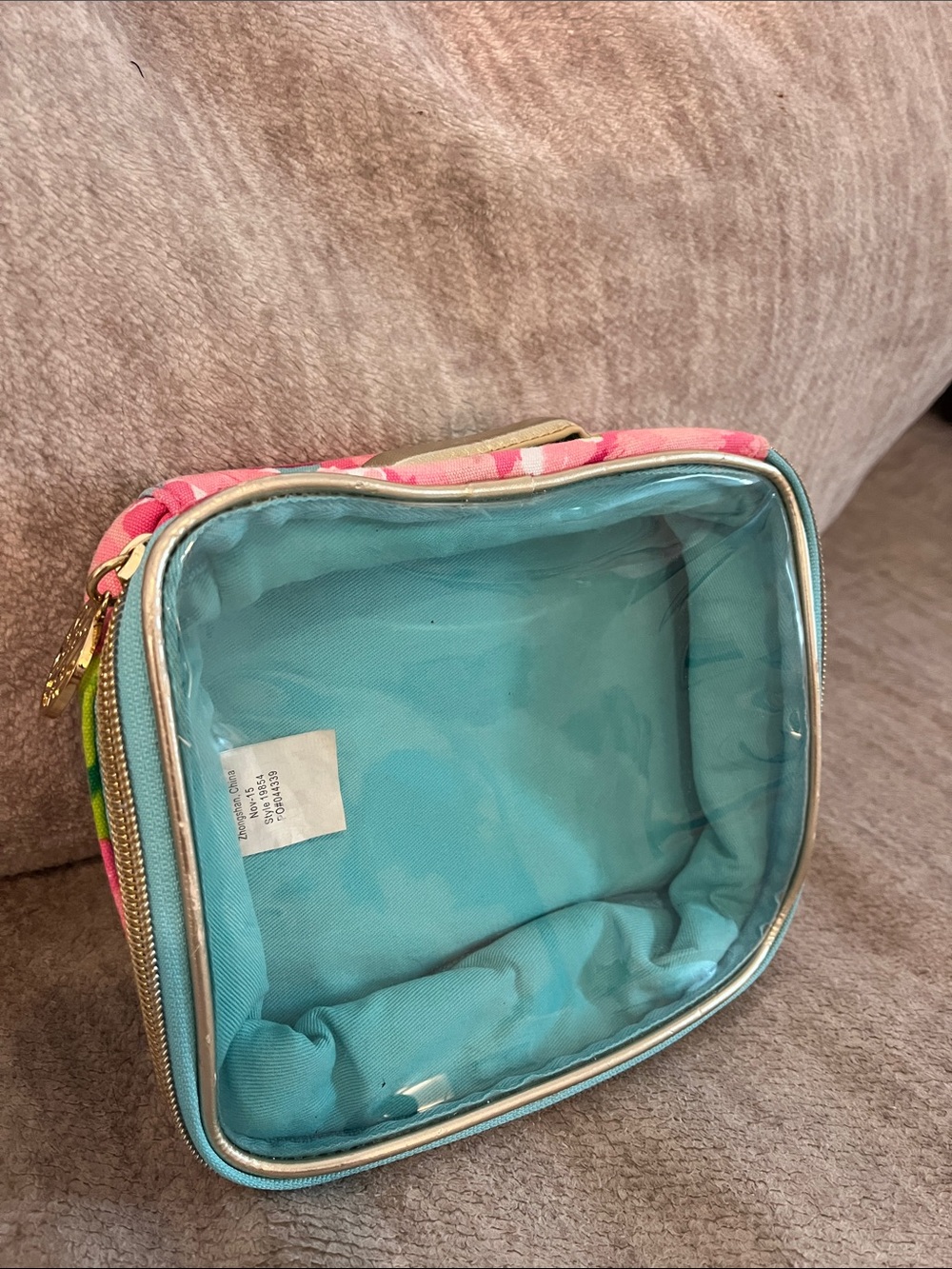 Lilly Pulitzer Clear-Front Cosmetic Pouch